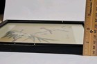 Vintage Asian Silk Painting Signed Bird Flower Plum Blossom Framed Chinoiserie — photo 10