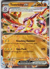 POKEMON TOXTRICITY EX 100/182 PARADOX RIFT HOLO NM/M