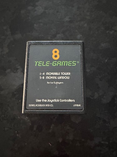 Atari 2600 game Cannon man 8 sears telegames tested