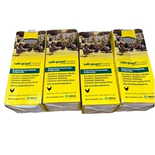 (4 pack) Safe-Guard AquaSol Dewormer for Backyard Chickens, 3ml