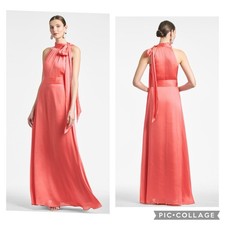 Sachin Babi French Coral Kayla Halter Gown Size 10 Retail: 285