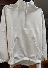 NWT Lululemon Pullover Cream Top Half zip Size S 138