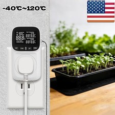 Digital Thermostat Outlet Plug Temperature Co...