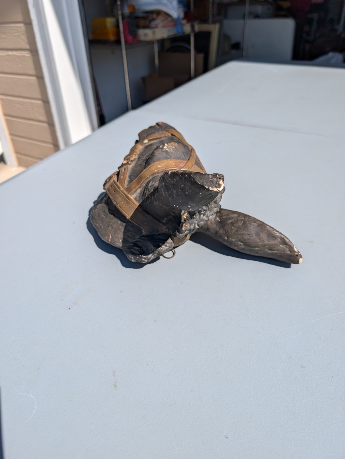 RARE 1909 Borax Mule Head Chalk Advertisement Wall Decor Advertising Sign