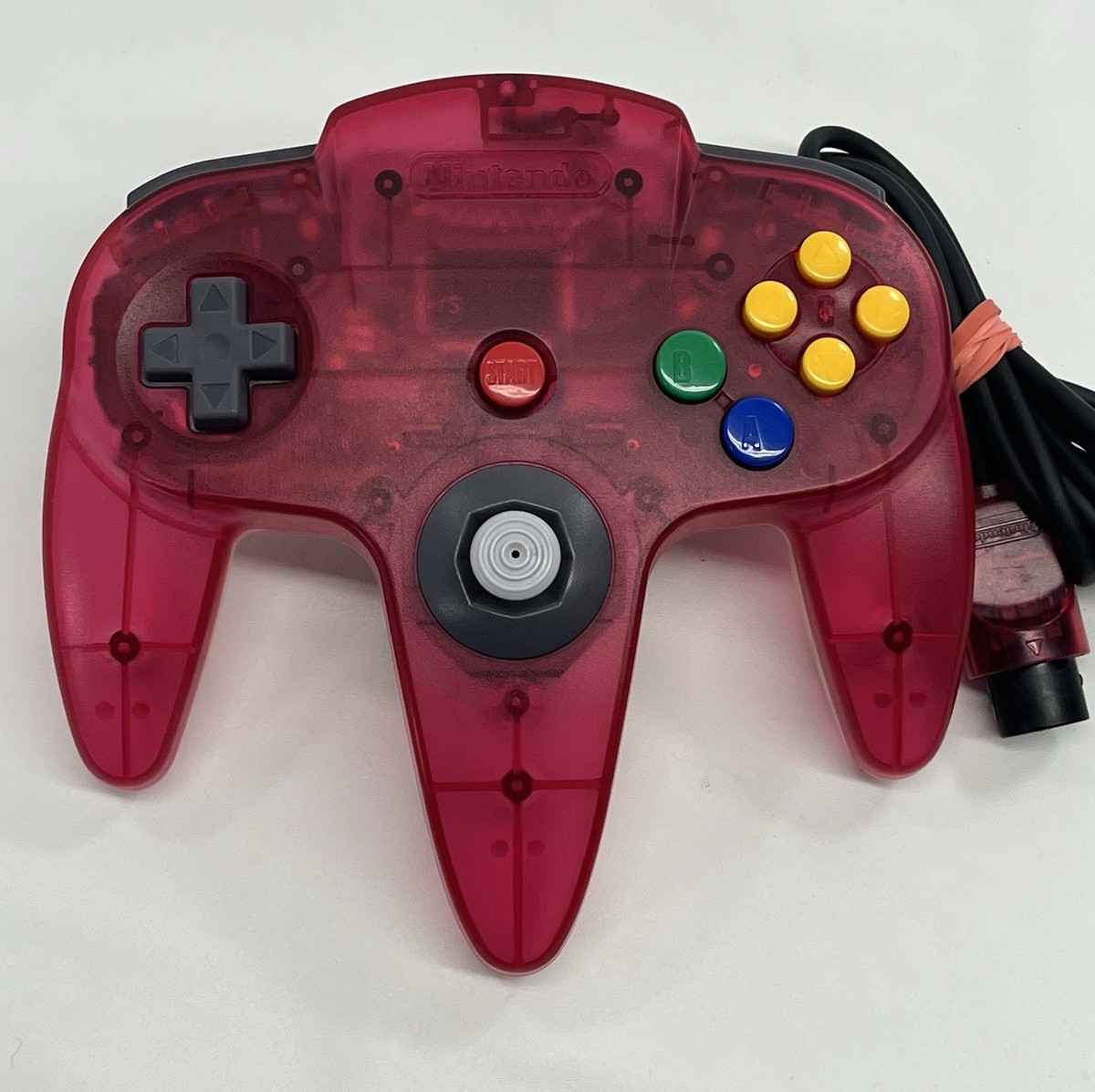 Nintendo N64 Clear Watermelon Controller OEM Original Nintendo N64 Clear Watermelon Controller OEM Original