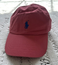 Polo Ralph Lauren Unisex Cotton Chino Ball Cap Adjustable Pink One Size