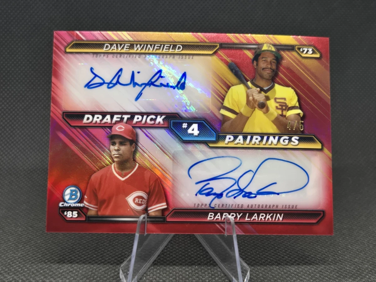 Barry Larkin Baseball Serial Numbered Sports Trading Cards