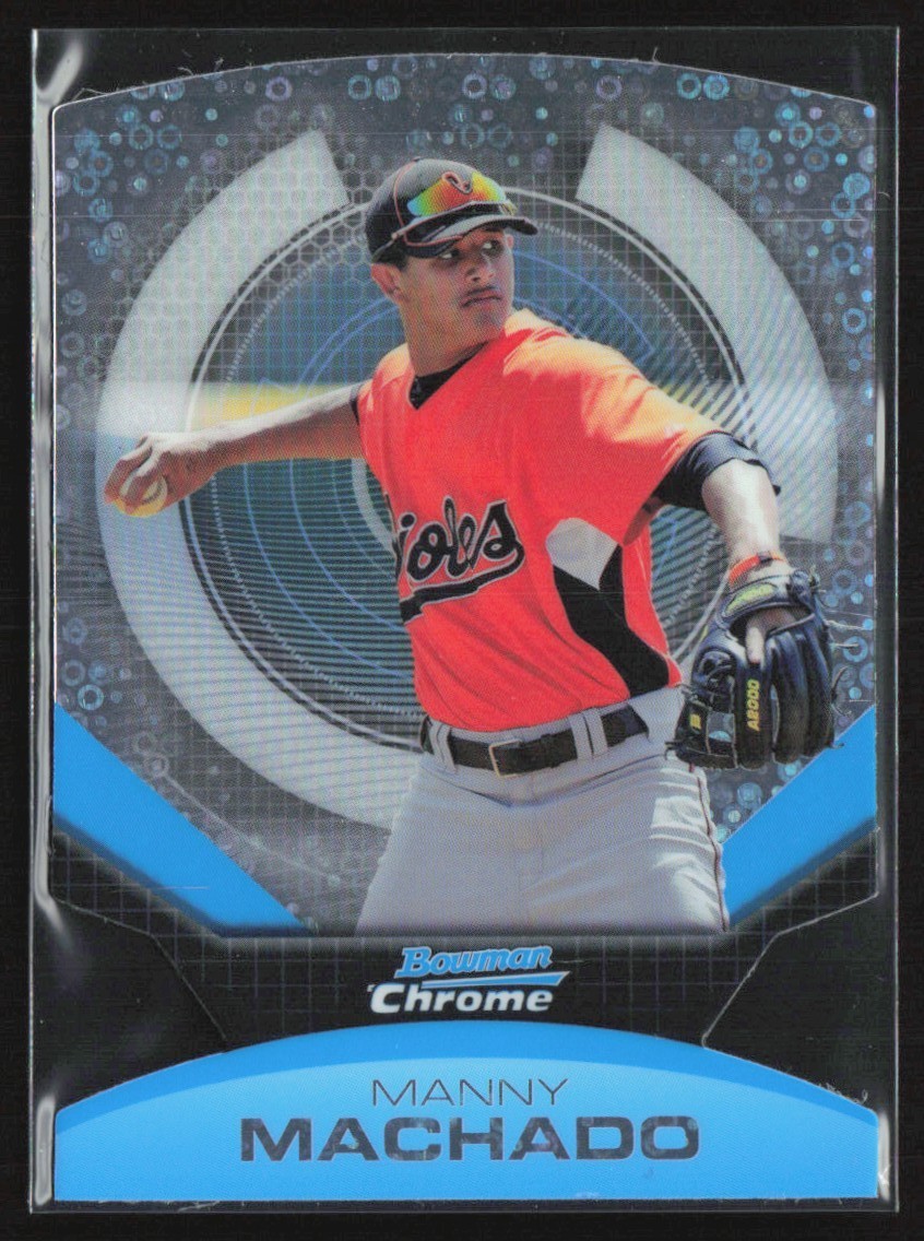 Manny Machado 2011 Bowman Chrome Futures Future-Fractors C #2 Baltimore Orioles
