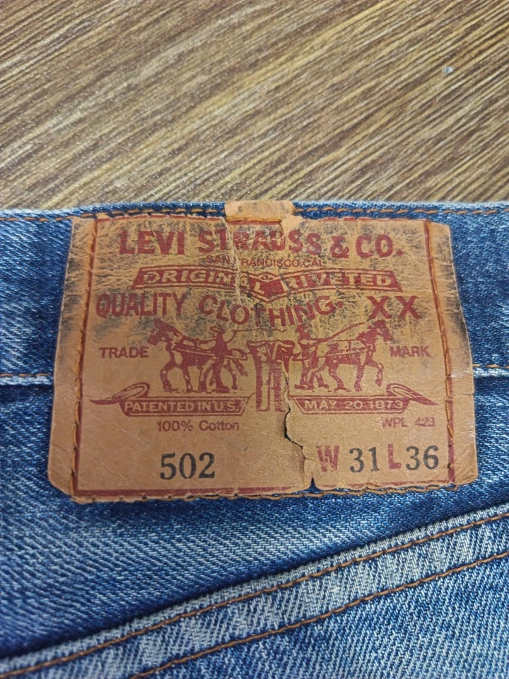 Vintage Levi's 502 Big E japan - Image 4 of 4