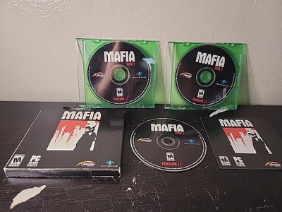 Mafia Version 1.2 PC Windows 3 CD Disc Set Video Game 2003