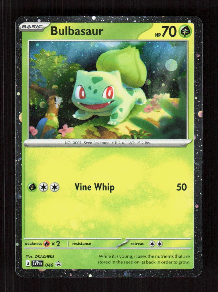 Bulbasaur (Cosmos Holo) Holo 046 SV: Scarlet & Violet Promo Cards Promo NM