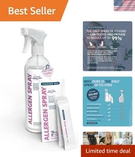 Comprehensive 101oz Allergen Control Spray - Just Add Water for Family Safety