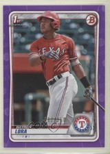2020 Bowman Prospects Purple 207/250 Bayron Lora #BP-52 y0i