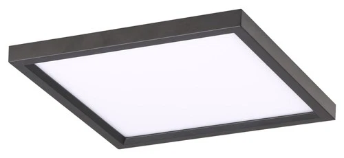 Minka Lavery 709-L Vantage 15"W Square Indoor LED Flush Mount - Coal - Picture 1 of 5