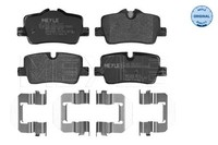 Meyle 025 214 2117 Bremsbelagsatz, Scheibenbremse FüR BMW