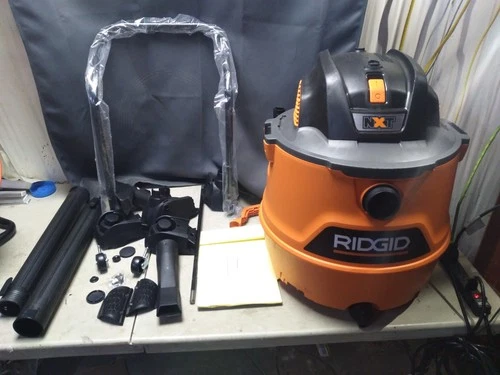 RIDGID 16 Gallon 6.5 Peak HP NXT Shop Vacuum Wet Dry Vac HD1800