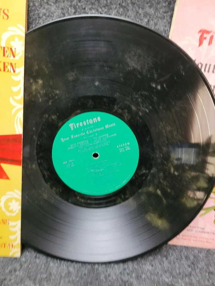 Vintage Christmas Vinyl Lot Firestone Julie Andrews Boston Pops Arthur Fiedler - Image 4 of 4