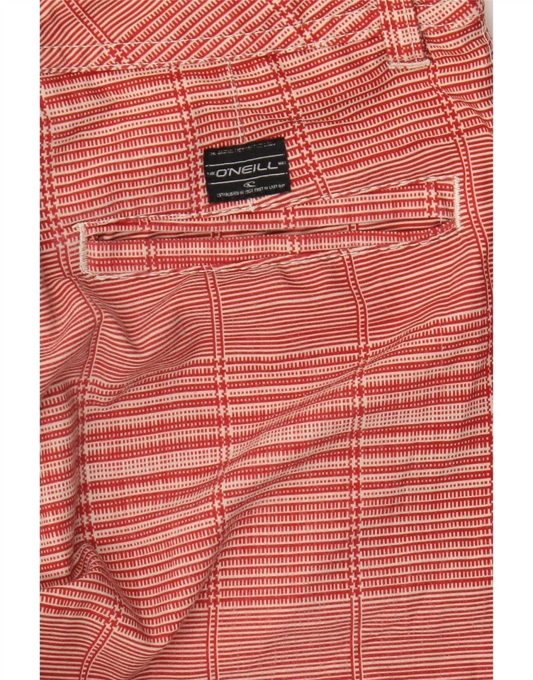Pantalones cortos chinos O'NEILL para mujer W25 XS rojo a cuadros poliéster PN11 Foto 4 de 4