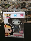 Funko POP! Heroes  Imperial Wonder Woman #378 -2021 SDCC Con Sticker Damaged Box
