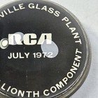 Paper Weight RCA July 1972 Circleville Glass Plant 1 Mil Component Rare Vintage — photo 7