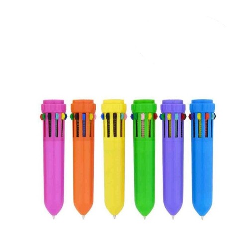 12 Pcs Colorful Plastic Retractable Mini Shuttle Pens for Kids retractable pens