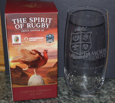 VERPACKTES BERÜHMTES GROUSE SPIRIT OF RUGBY LIMITIERTE AUFLAGE HI-BALL GLAS 6 VERFÜGBAR