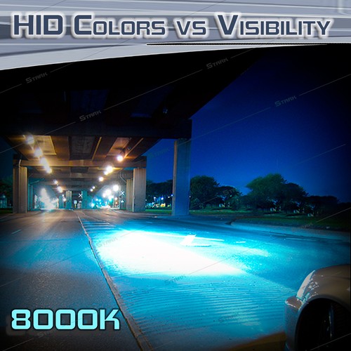 35W / 55W Xenon HID Bulbs Low Beam Head Light - H7 Replacement Pair 8000K (C) - Picture 3 of 3