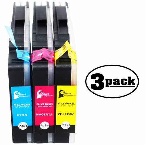 3-Pack Cyan, Magenta & Yellow Ink Cartridge for Brother MFC J6510DW Printer - 第 1/1 張圖片