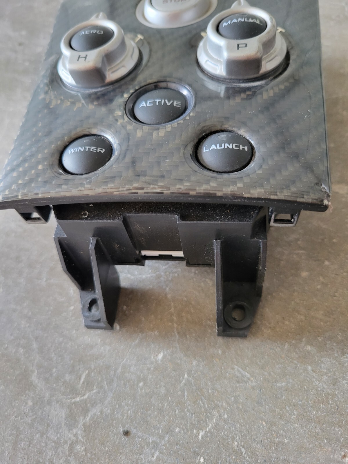 McLaren MP4 650S Ignition Aero Suspension Control Panel CF 11M2430CP OEM