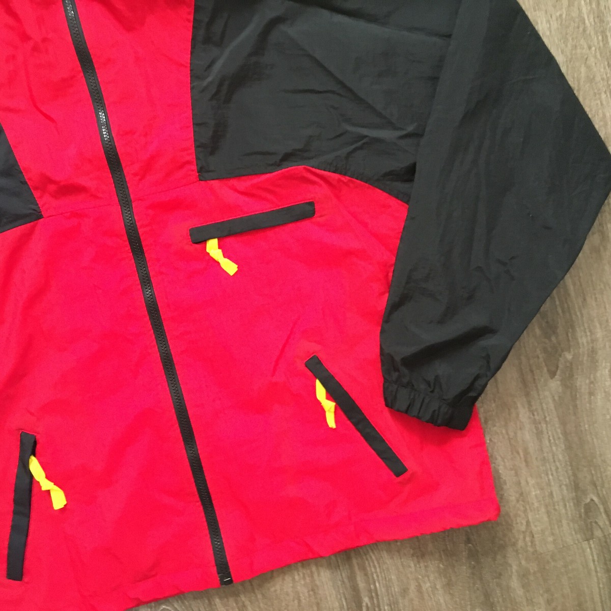 Vintage 80s 90s Surf Skate Grunge Marlboro Color Block Windbreaker
