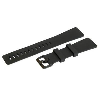 Ersatz Armband für Fitbit Versa / Versa 2 & Versa Light Smartwatch Schwarz L
