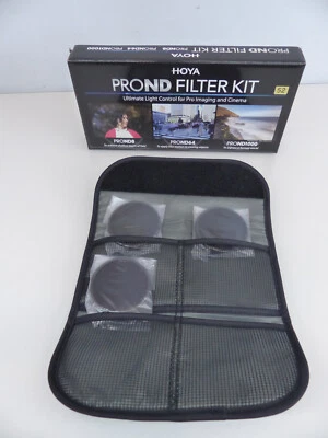 Hoya PRO ND Filter Kit 52mm Prond Filter Filtro Obiettivo 8/64/1000 52mm NUOVO #M