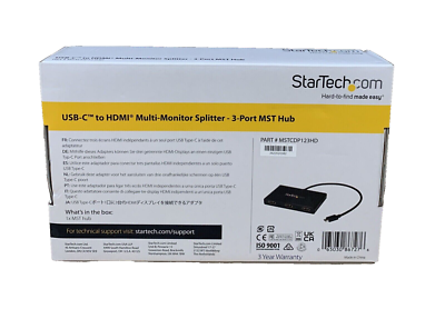 StarTech.com MSTCDP123HD MSTハブ 本体 【公式通販】