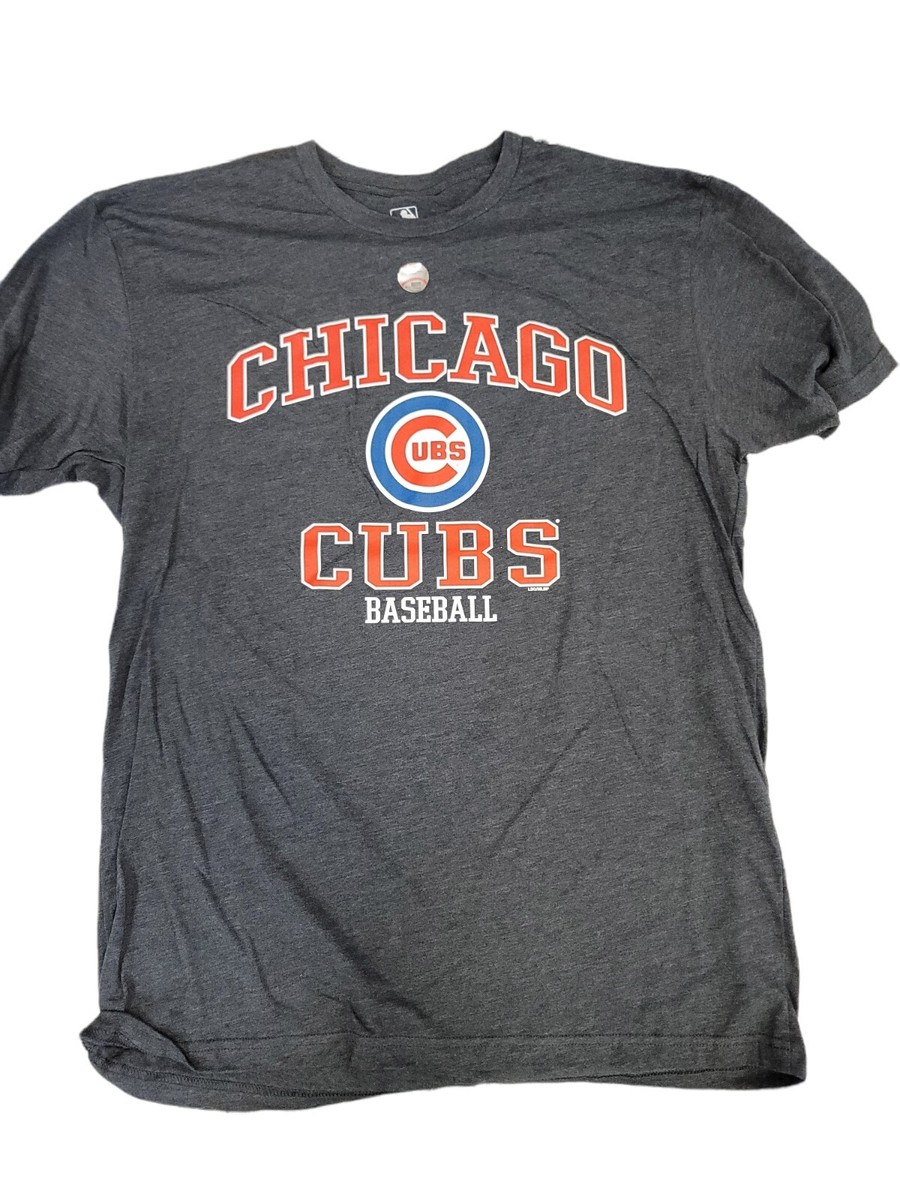 Chicago Cubs T-Shirt Logo Grey