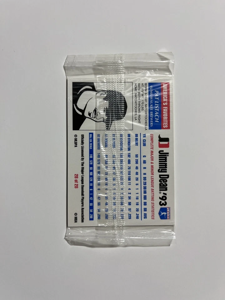 Jimmy Dean Kirby Puckett 1993 sellado en bolsa Foto 2 de 2