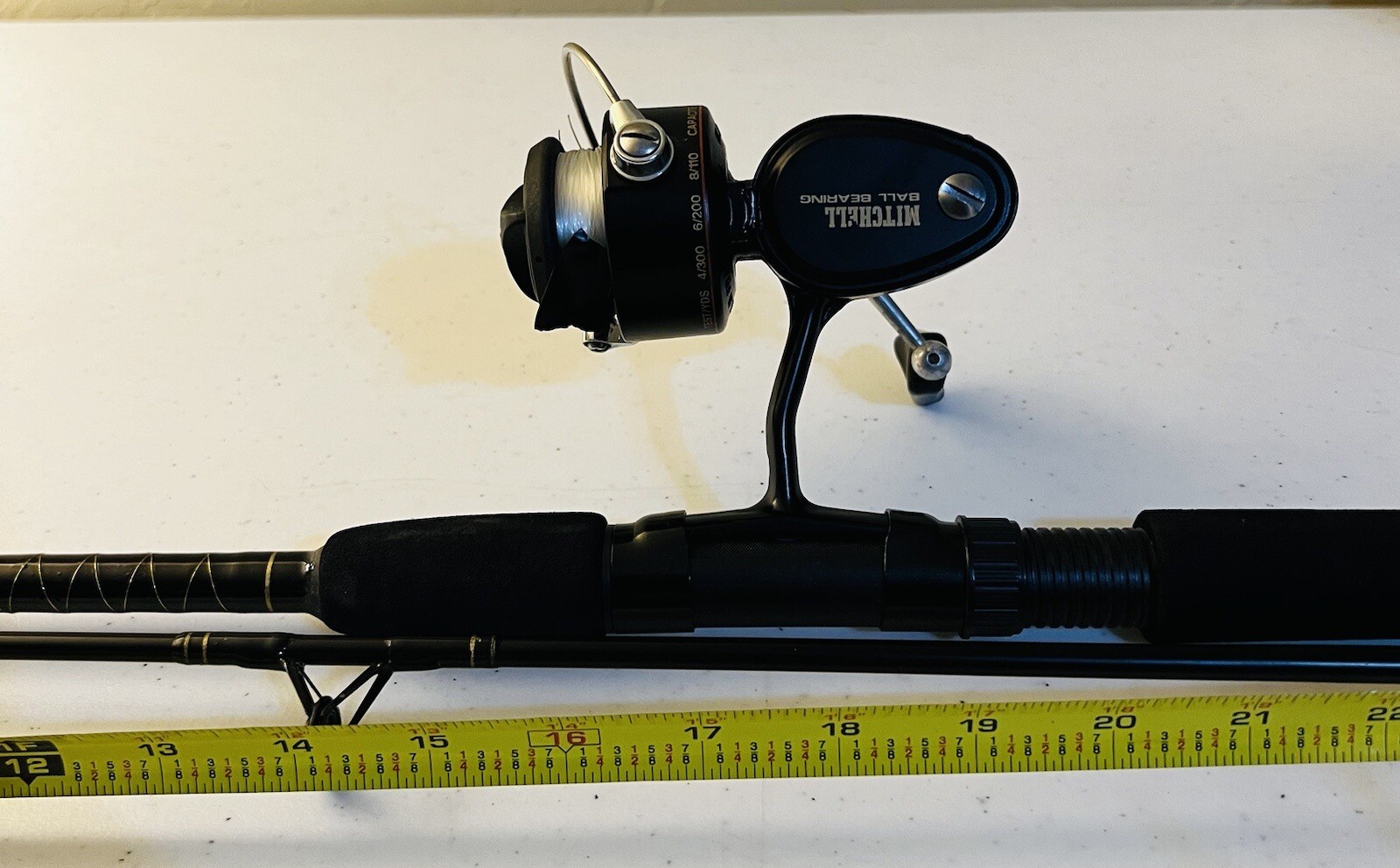 Master Spectra 3050BK 6&rsquo;6&rdquo; Fishing Rod 2Pc & Mitchell Re