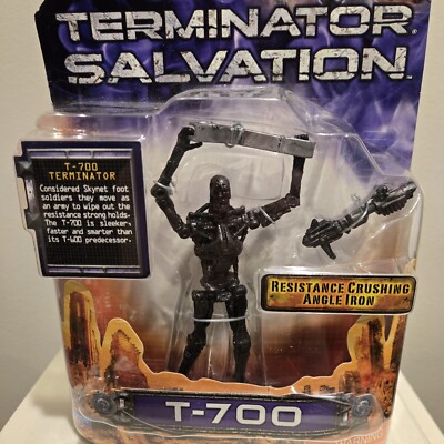 Terminator Salvation T-700 Action Figure Playmates 2009 Resistance Angle Iron 