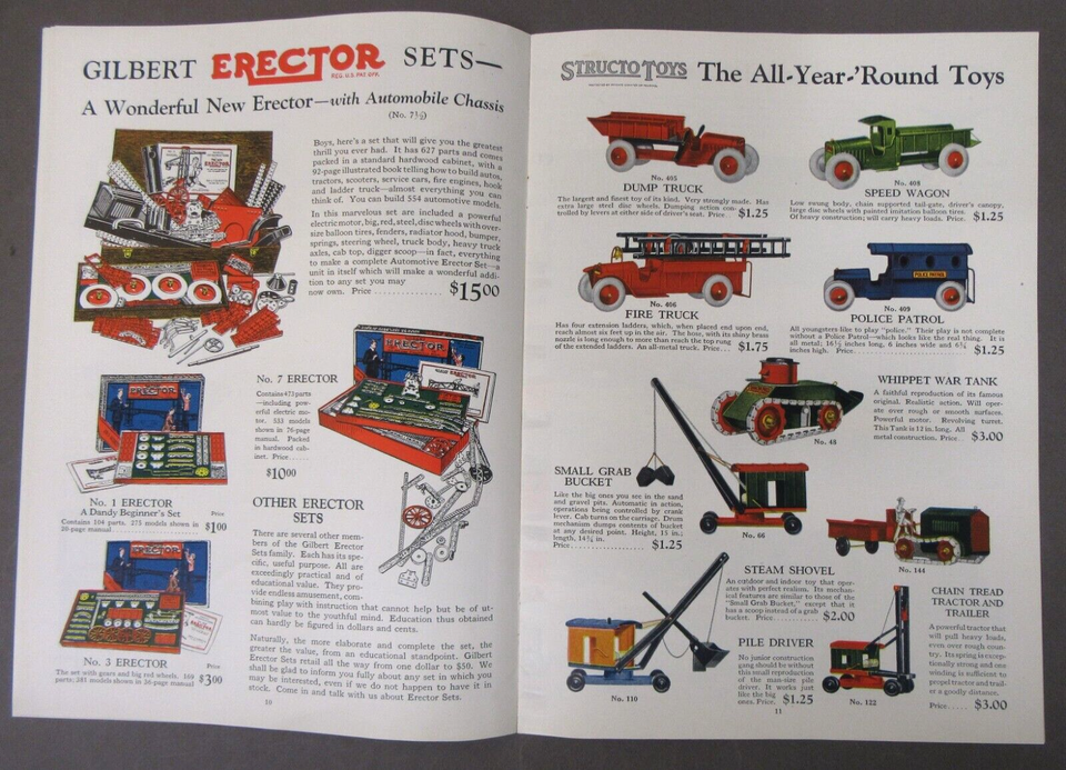 rare 1920s MARCH OF THE TOYS CATALOG Arcade Hustler Sandy Andy