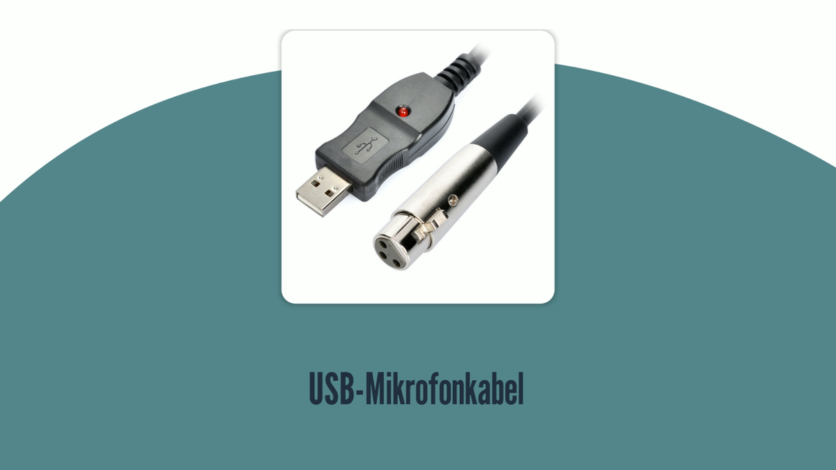 XLR Auf USB-C Mikrofonkabel, 3 Meter – Für Studioaufnahmen, Plug & Play, Mit D/A-Wandler, Rauscharm