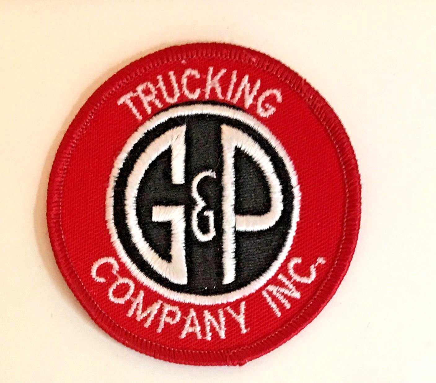 G & P Trucking Company Inc Gastan SC truck driver patch 3 in dia 4050