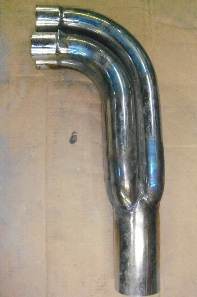 AC Cobra 427 stainless steel side pipe section - Image 2 of 4