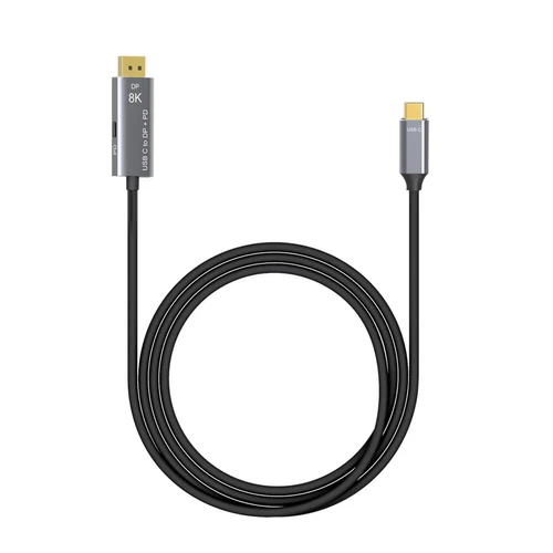 8K@60Hz USB-C to Displayport 1.4 Cable USB 3.1 Type C to DP with PD Charging