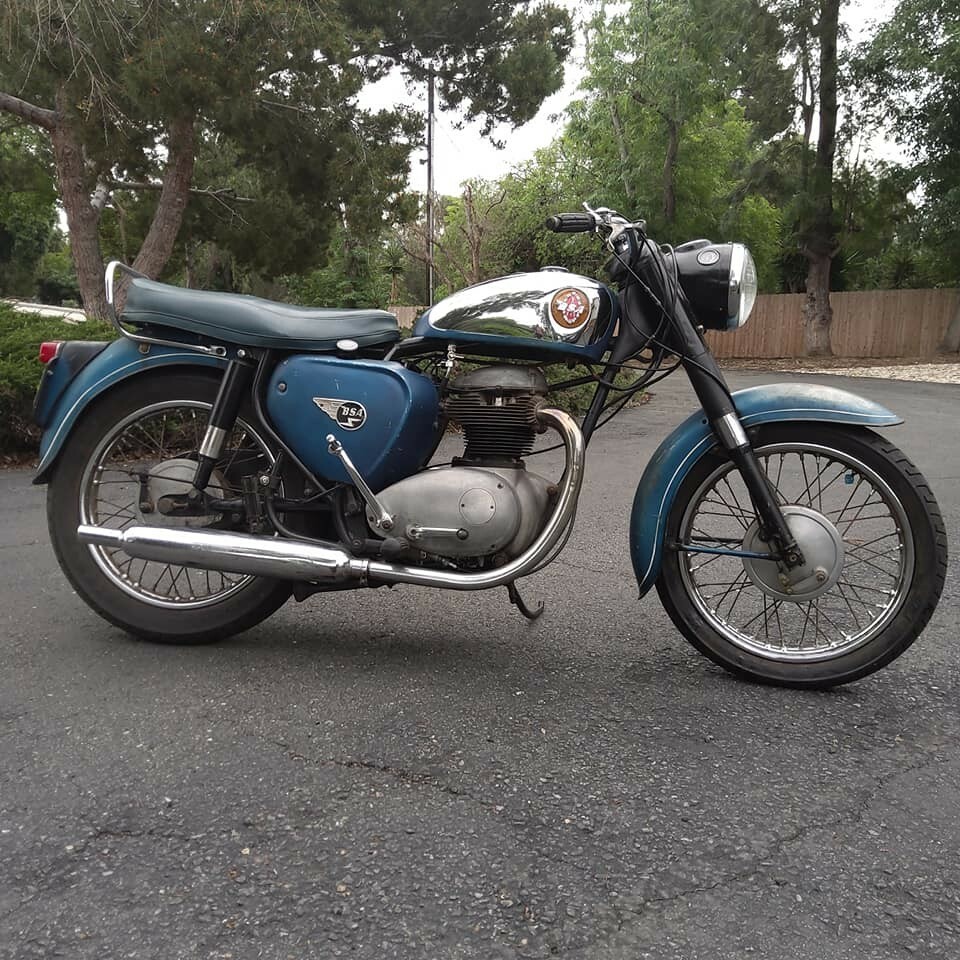 bsa vintage motorcycles for sale