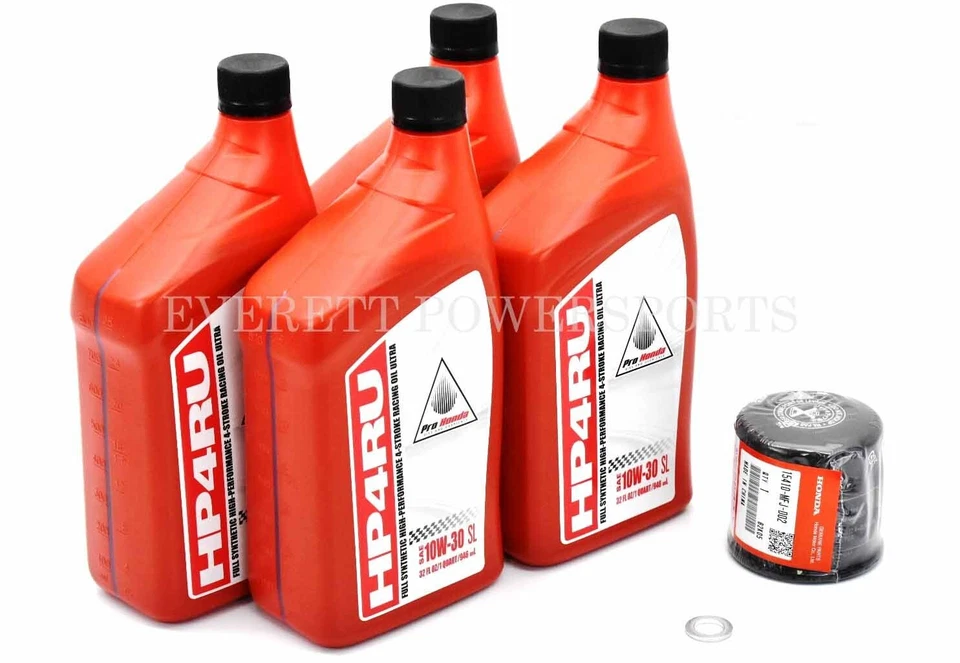 Honda Full Synthetic Oil Change Kit VTX 1300 1800 ST1100 Rebel 500 HP4RU #L236 C - Image 2 of 4