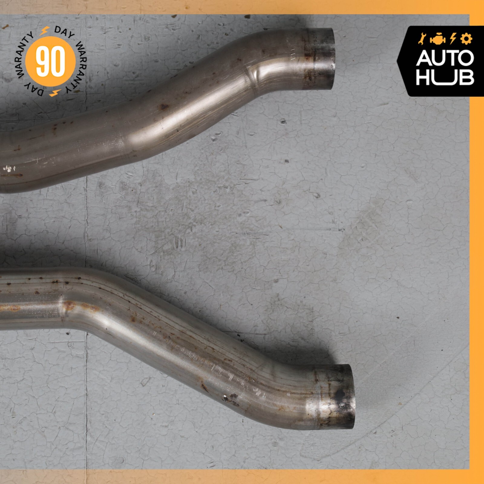 Bentley Continental GT 6.0L Middle Exhaust Downpipe Left & Right Side OEM