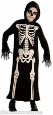 FORUM SKELETON REAPER BOYS GRIM REAPER ROBE HALLOWEEN COSTUME SIZE MEDIUM 72610