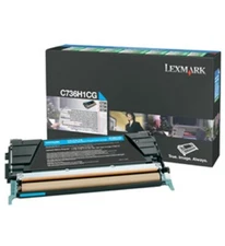 Lexmark C736H1CG Cyan Toner Cartridge C736 GENUINE NEW SEALED BOX