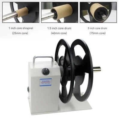 Label Rewinder Adhesive Label Recycling Machine Bi-directional Rewinding Tool