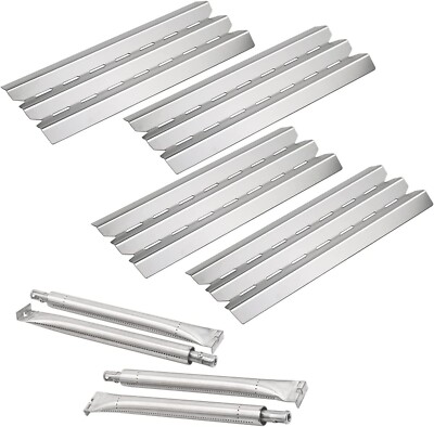 Grill Replacement Kit for Broil King Baron Stainless Steel Heat Plates Burners