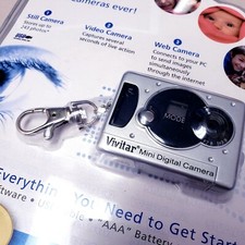 Vivitar 3-in-1 Mini Digital Camera Web Cam Video Accessory Kit USB Software AAA